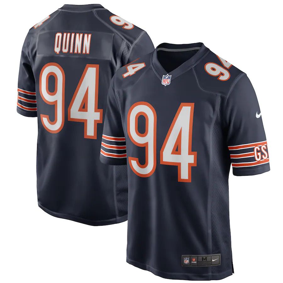 Men Chicago Bears #94 Robert Quinn Nike Navy Game Player NFL Jersey